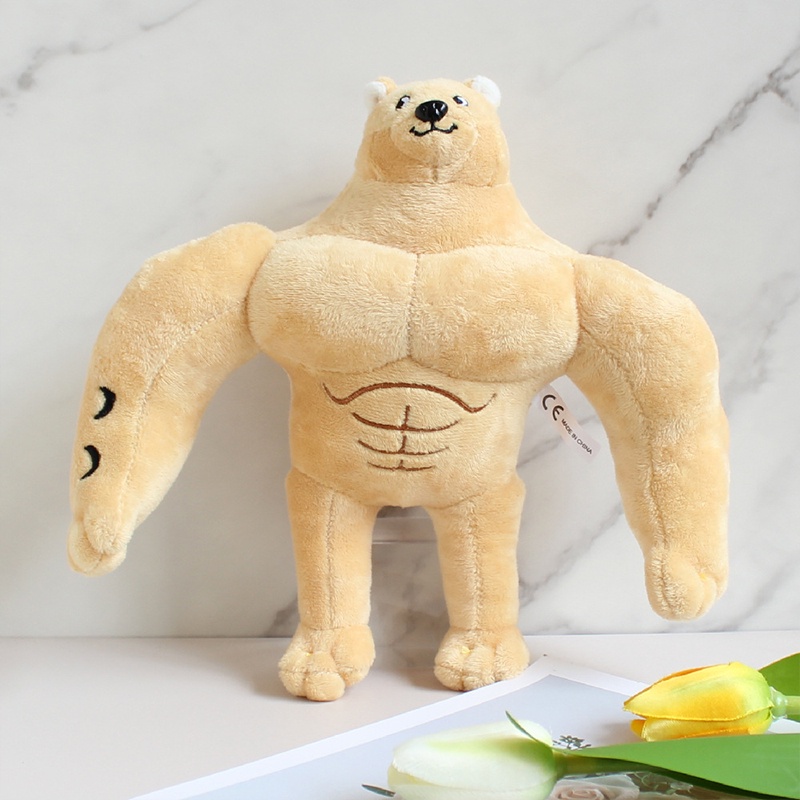 Buff Doge Horror Binatang Boneka Horror Merayap Dan Tercinta Bagus Untuk Pajangan Atau Main 25cm