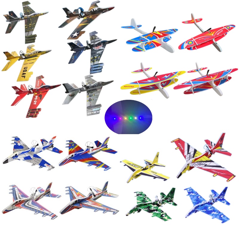 Mt Fighter Glider Dengan Lampu Led Dan Aksesoris Tambahan Untuk Perlindungan