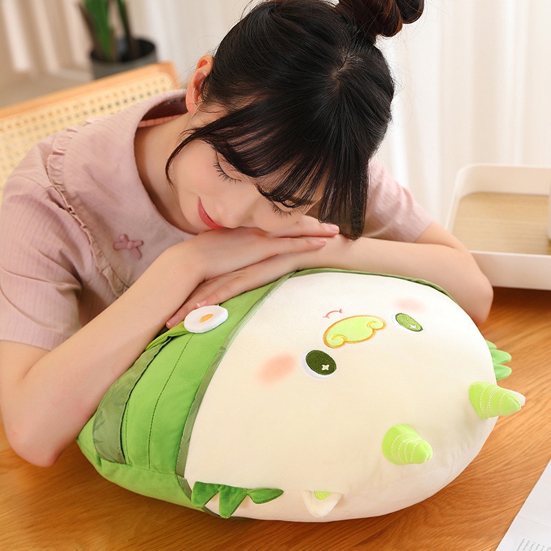 Mainan Boneka Boneka Boneka Plush Dumpling Berbentuk Naga Padi Bantal Sofa Anak Hadiah Cushion