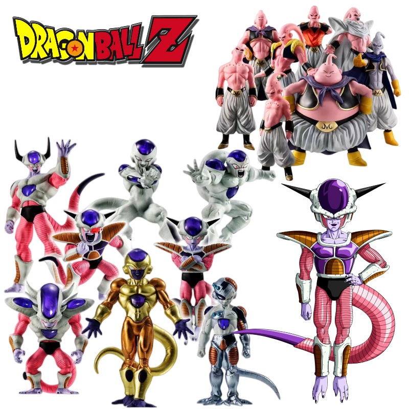 Patung Pvc Dragon Ball Z Warna Warni Majin Buu, Frieza Dan Lainnya 8buah/set