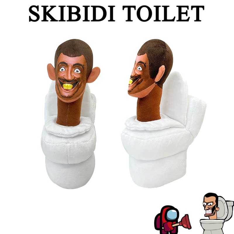 Skibidi Toilet Plush Mainan Mewah Lucu Imut Lucu Bagi Para Keluarga Untuk Menikmati!