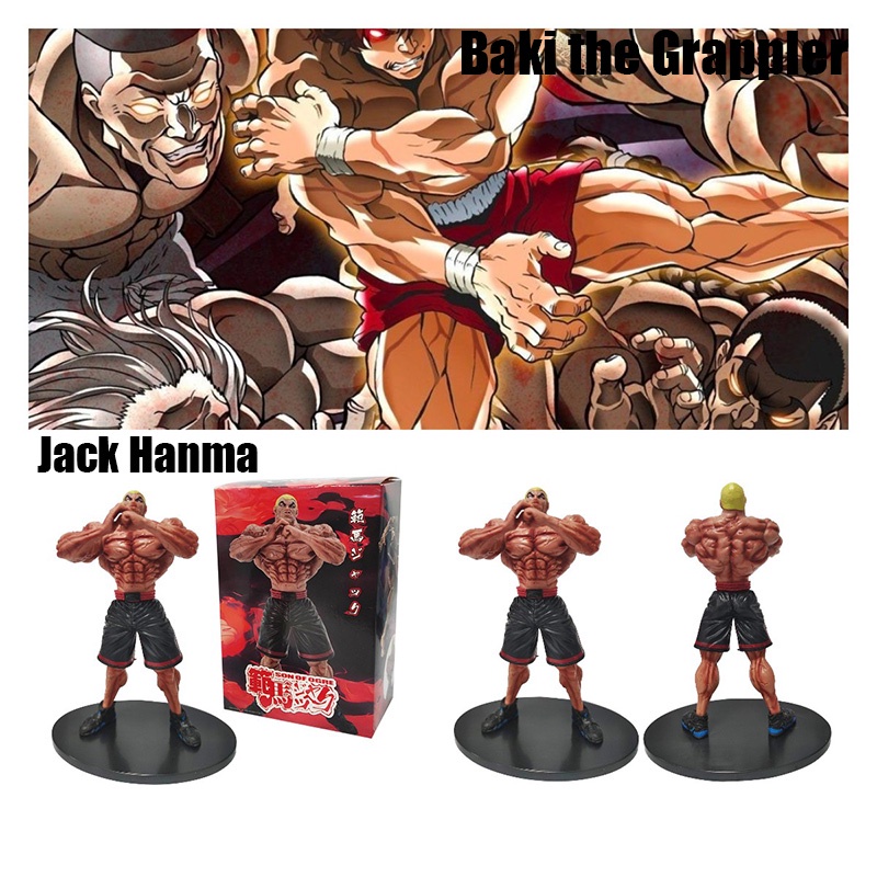 Jack Hanma The Grappler In Combat Mode Pvc Figure Dengan Detail Yang Luar Biasa Dan Akurasi