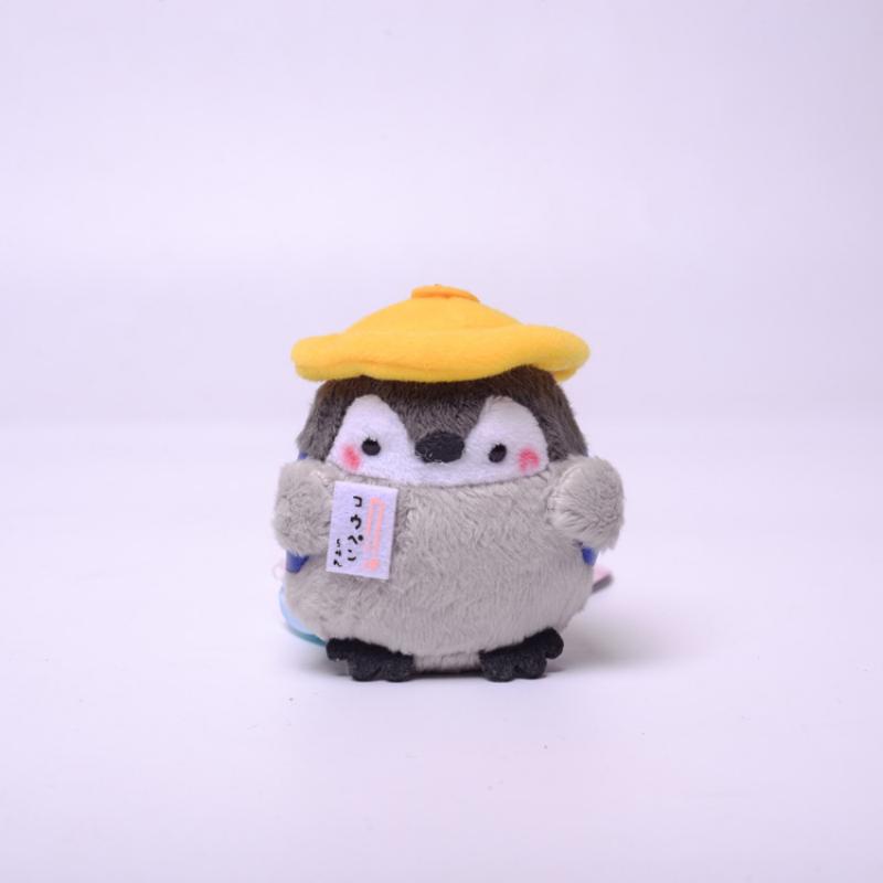 8cm Boneka Liontin Mainan Mewah Penguin Energi Positif Untuk Tas Gantungan Kunci Hadiah