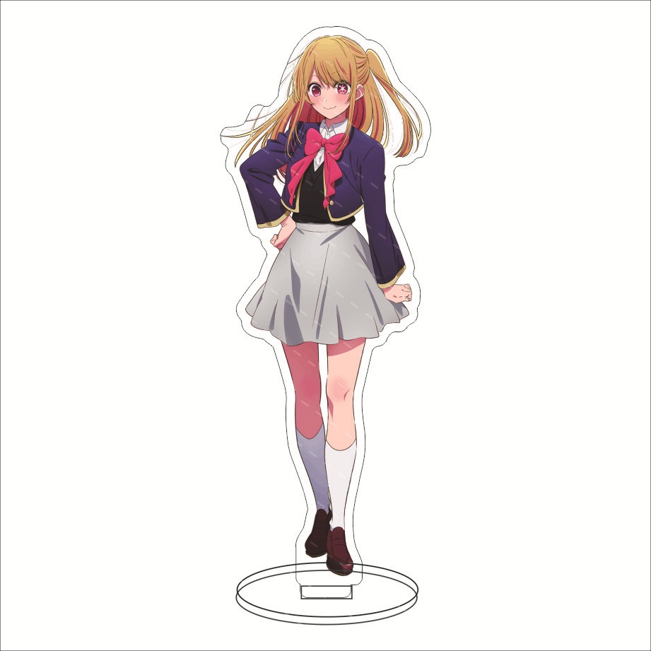 Oshi No Ko Double-Layer Acrylic Stand Sign Hoshino Ai Figure Fans Hadiah Hiasan