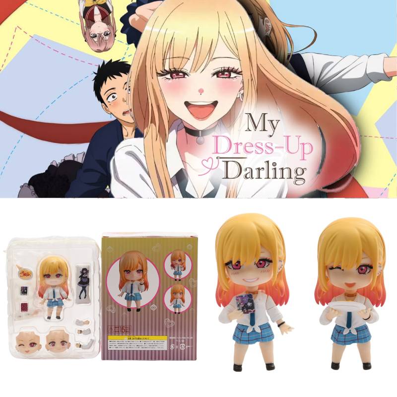 Up Dress My Darling Marin Kitagawa DIY Action Figure Boneka Desktop Model Ornamen