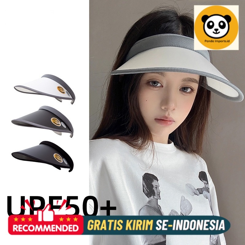 Topi Wanita Premium Matahari topi wanita Korea Selatan topi udara matahari visor di luar matahari to