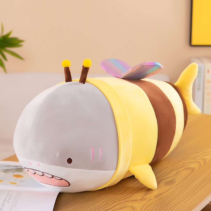 Mainan Mewah Bee-shark Kuning Sebagai Hadiah Ultah
