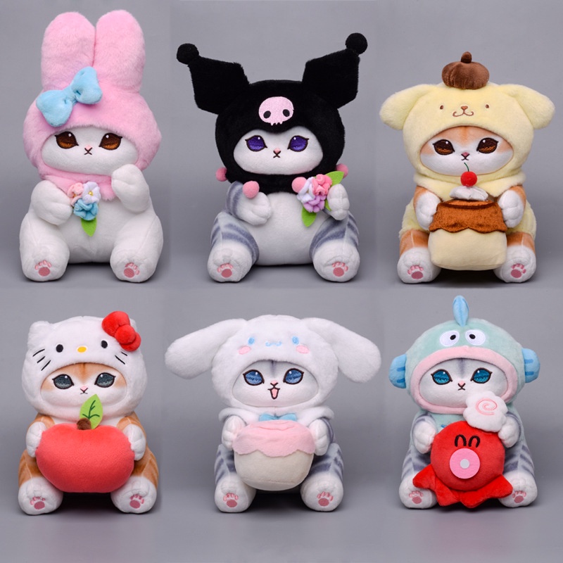 And Mainan Gantungan Kunci Mewah Sanrio Crossover Lembut Menggemaskan