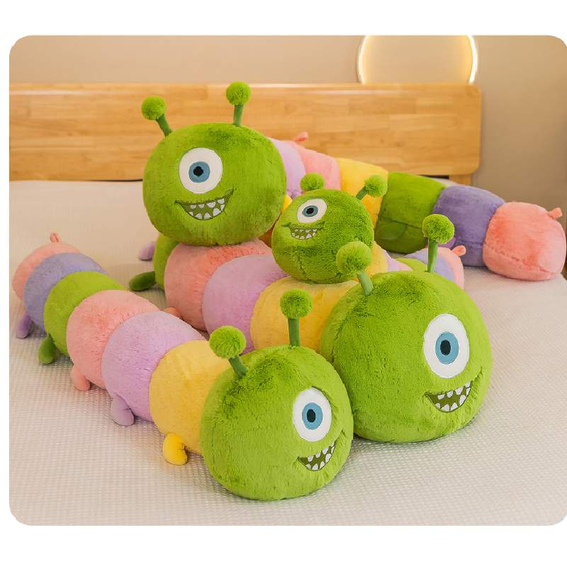 Mainan Boneka Plush Ulat Huggable Lembut Dan Monster Untuk Kenyamanan