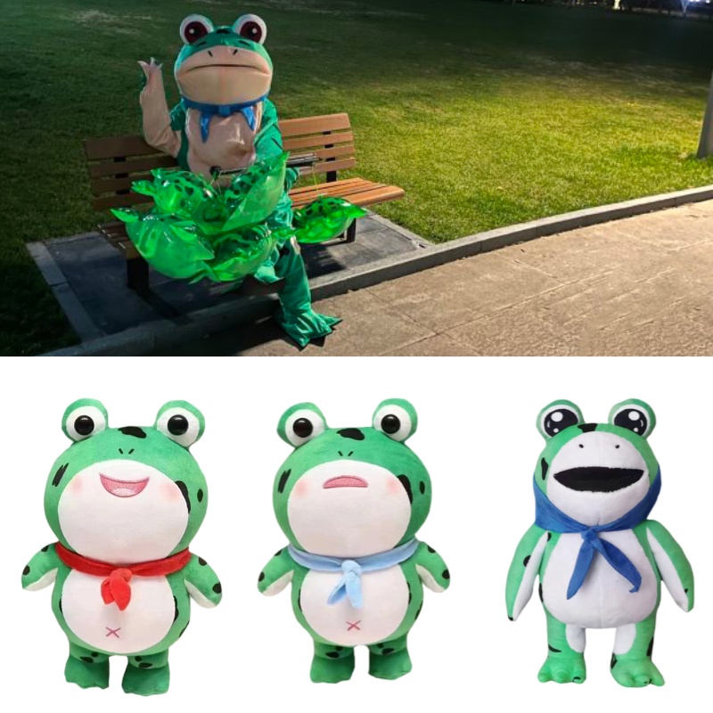 Cuddly Frog Stuffed Animal Super Lembut Dan Aman Untuk Anak