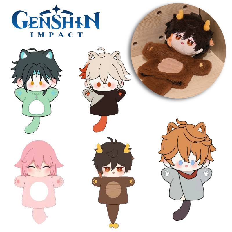 Boneka Tangan Genshin Impact Plush Lembut Dan Menggemaskan, Hadiah Untuk Ulang Tahun Anak