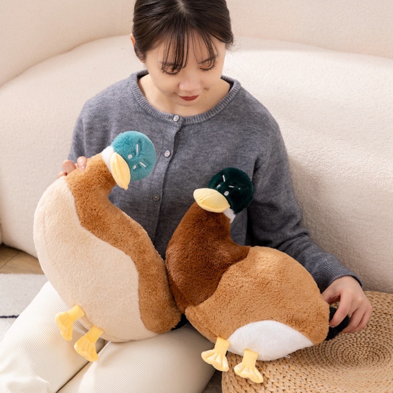 Boneka Plush Pasangan Lovely Duck Untuk Hiburan Anak