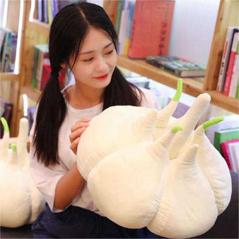 Mainan Plush Garlic White Cuddly! Lembut Dan