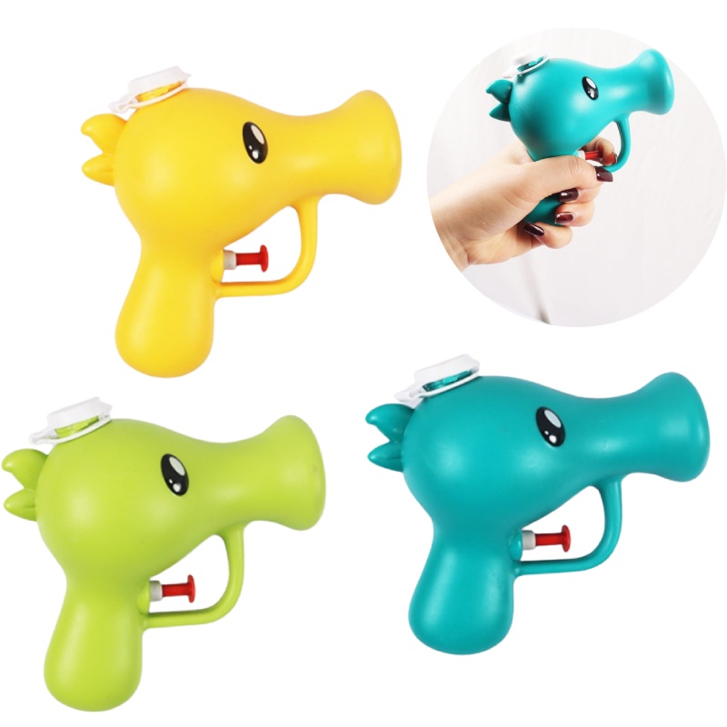 Water Gun Anak Warna Pea green, Biru-Hijau, Dan Kuning, Cocok Untuk Usia 4-6th Bahan Plastik, Perkembangan Koordinasi