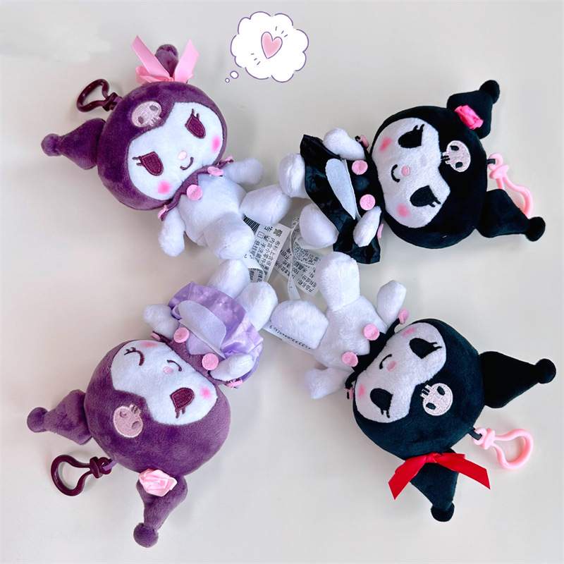 Ornamen Gantung Mewah Sanrio Kuromi Asli Desain Bunny, Berbahan Pp Cotton