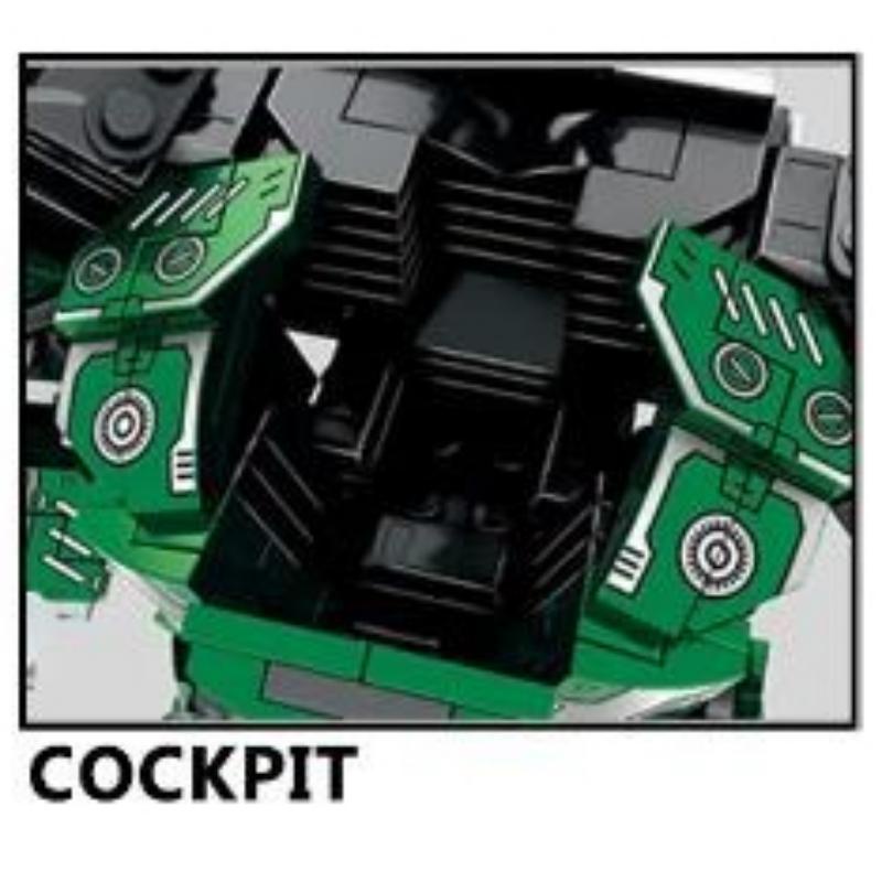 Mecha Series Avenger Hulk Building Blocks DIY Mainan Perakitan Morfing Mesin