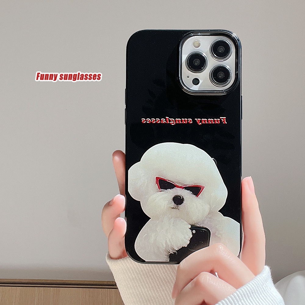 IPHONE Soft Case Anjing Merek Trendi Niche Kreatif Untuk Casing Hp Iphone14 13 12 11 promax mini