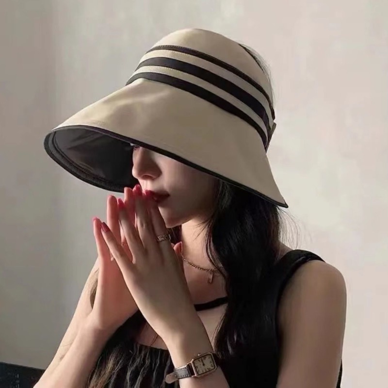 Daun Besar Dan Kosong Topi Nelayan Pelindung Matahari Shading Fashion Simple