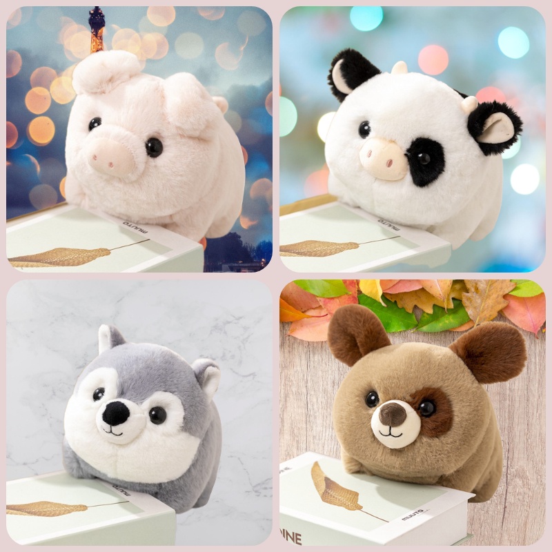 Boneka Plush Binatang Cuddly Dan Lembut, Ideal Untuk Anak-Anak Segala Usia Desain Hewan Yang Berbeda