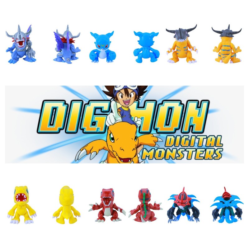 Of Set6 Figure Monster Digital Untuk Fans Kolektor Dan