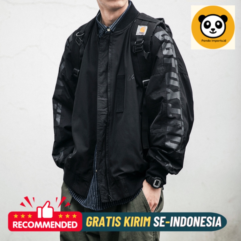 Jaket Pria Premium Seragam Baseball Trendy untuk pria di musim semi dan musim gugur kurus jaket pene