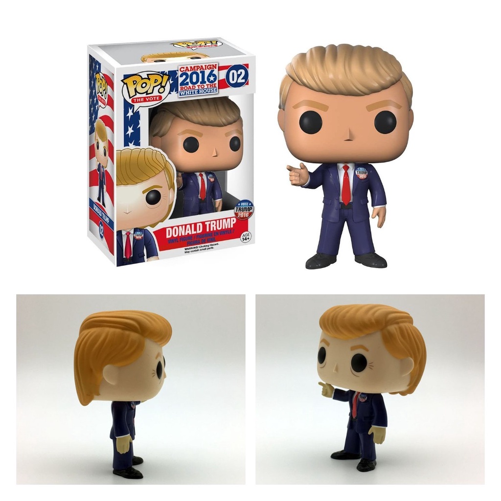 Funko Pop Donald Trump Karakter Boneka Vinyl Figure Model Ornamen Dekorasi