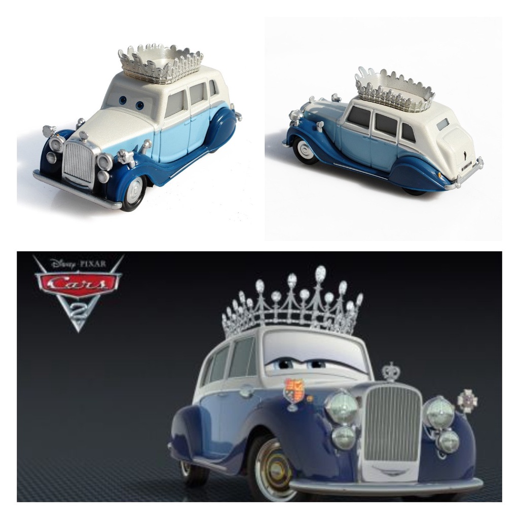 Cars The Queen Racers Disney Kartun Alloy Model Mobil Balap Hadiah Mainan Anak