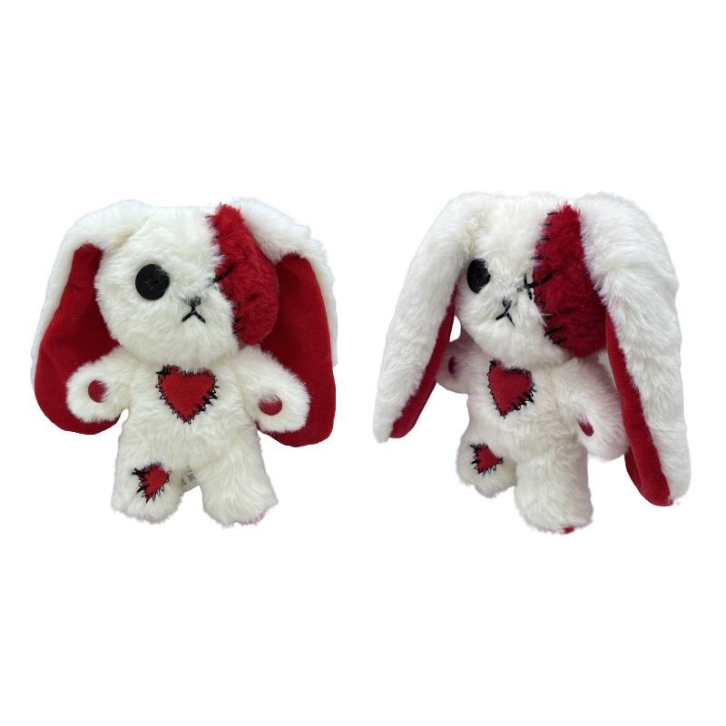 Collectible Dreadfuls Love Zombie Bunny Plush Doll Short Furry White Fabric Dan Pp Katun Isi 1813cm/7.15.1in