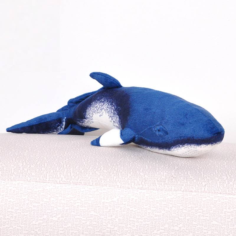 Ocean Plush Whale Series Nap Pillow Hadiah Kecil Blue Whale Plush Lumbar Bantal Anak