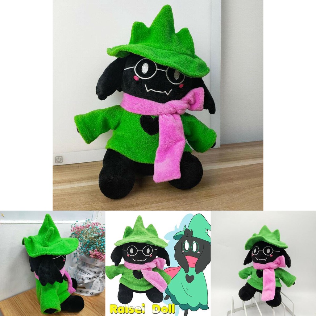 Mainan Plush Ralsei Handmade Dengan Desain Unik Dan Isian Bahan Katun Pp