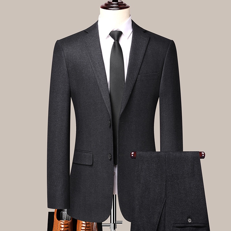 Setelan Jas Celana Pria Gratis Ongkir  Premium Men's Suit Bank Employee Professional Dress Men's Mix
