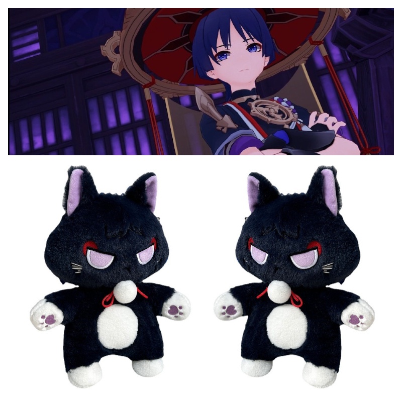 Plushie Kucing Petarung Liar Dari Genshin Impact