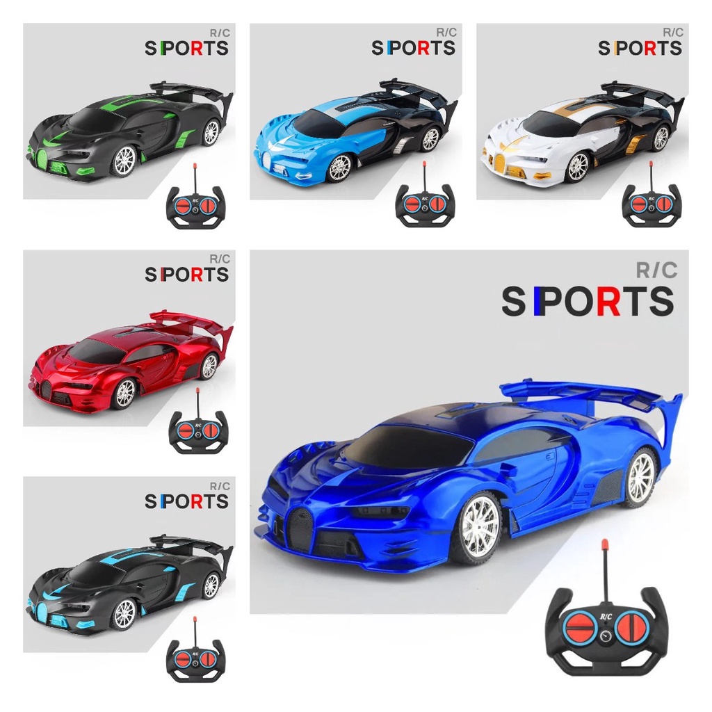 Mobil Baterai Remote Control Wireless Drift Racing Model Mainan Lampu LED Super Run