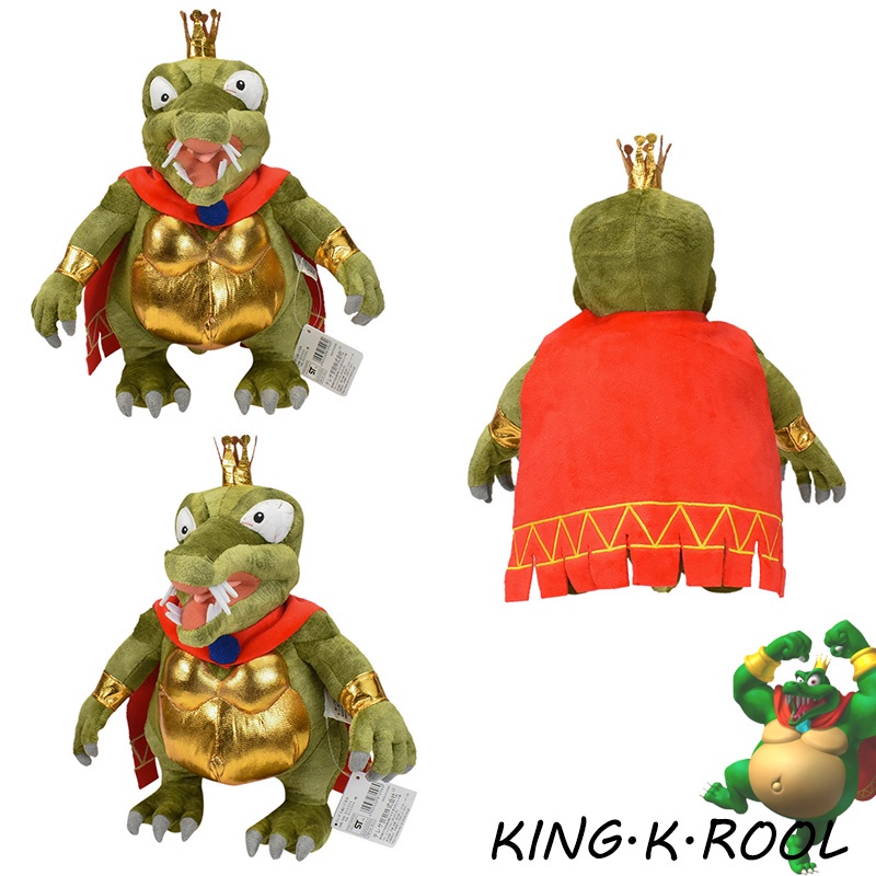 Super Mario Bros King · K · Rool Plush Toy Boneka Bantal Cushion Hadiah Anak