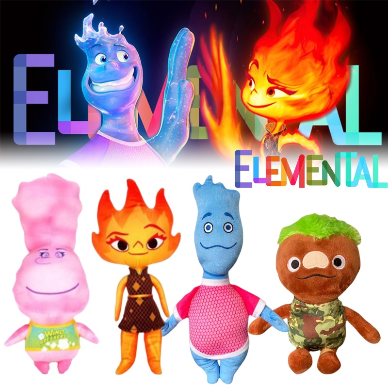 Elemental Plush Toy Crazy Elements Tema Adventure