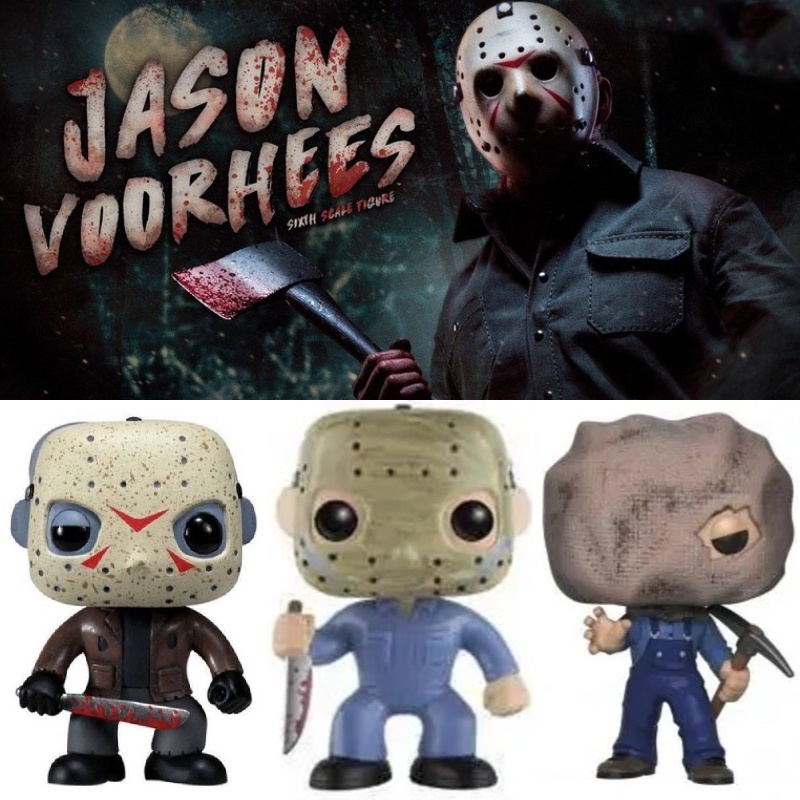 Friday The 13th Jason Tangan Model Tiga Desain Khas Pvc Collectible Figure