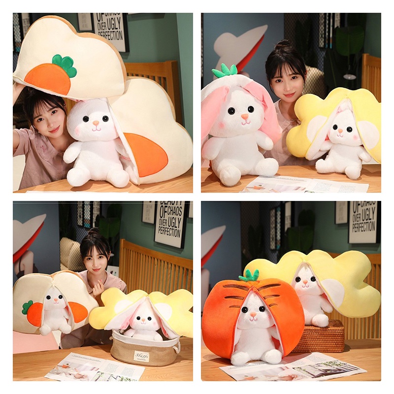 Mainan Plush Wortel-rabbit Baru Ideal Untuk Anak Usia 7-14th