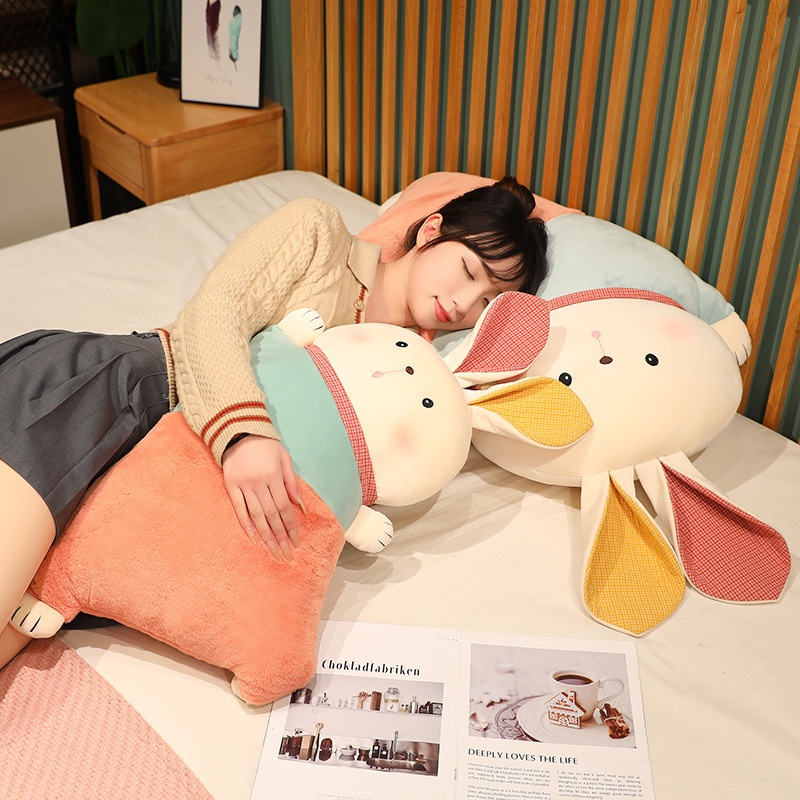 Bantal Mainan Plush Kelinci Keberuntungan Untuk Mimpi Manis