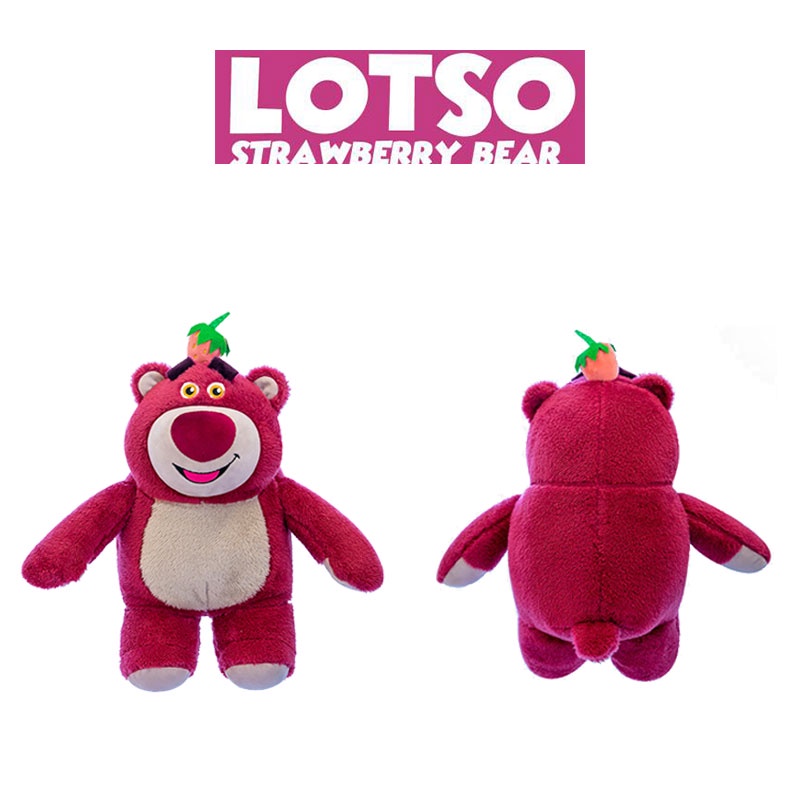 Bantal Mainan Plush Beruang Lucu Strawberry Untuk Hadiah Ulang Tahun Anak Dan Dekorasi Rumah/Kantor Bahan Katun Isi PP