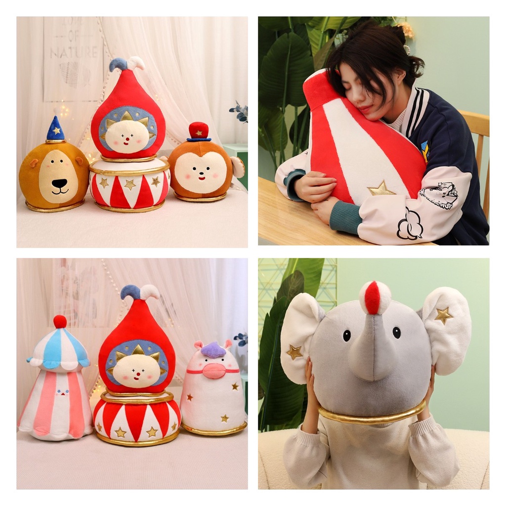 Meringkuk Dengan Bantal Tema Binatang Menyenangkan Ini