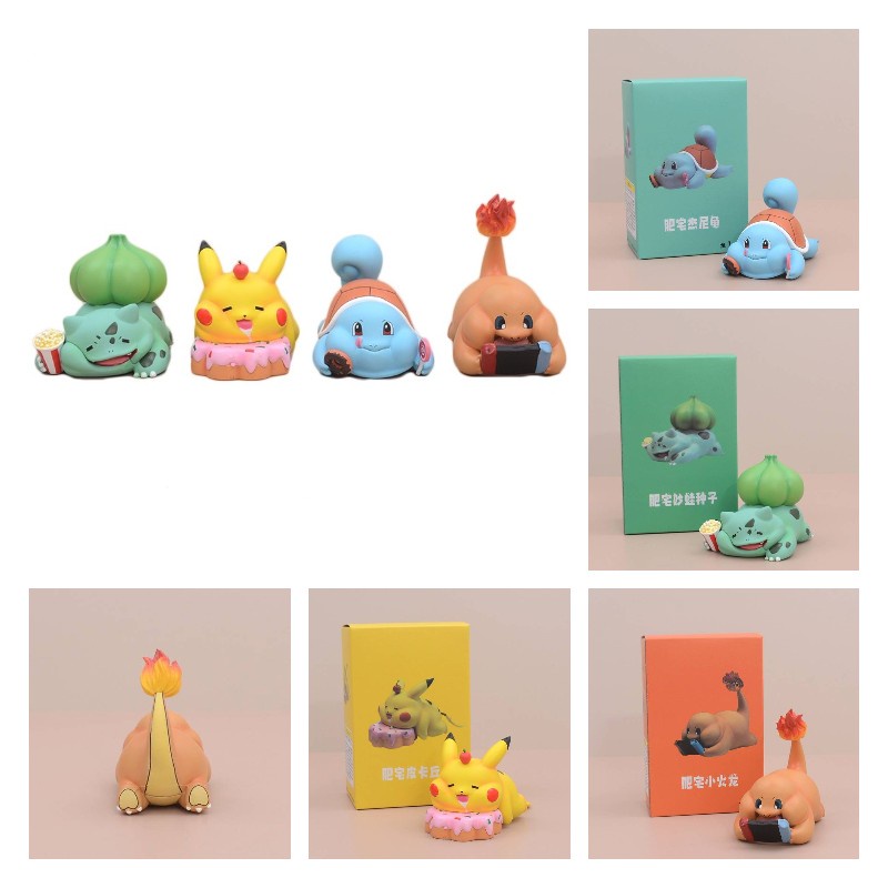 Figur Pet Berharga Pikachu Charmander Bulbasaur Dan Squirtle Hadiah Ideal Untuk Ulang Tahun Dan Wisuda