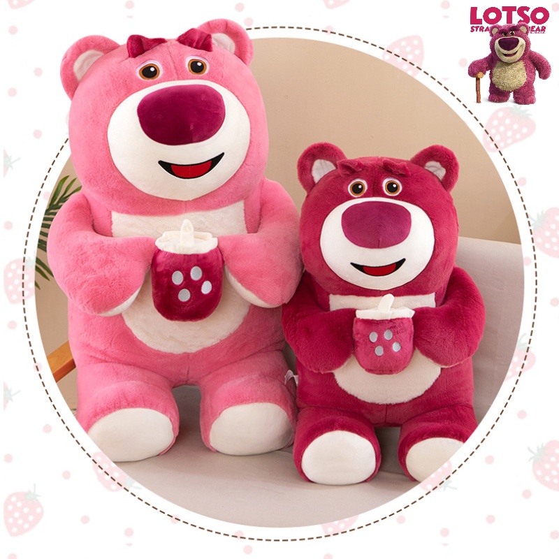 Bantal Strawberry Bear Manis Dan Imut Untuk Semua Usia
