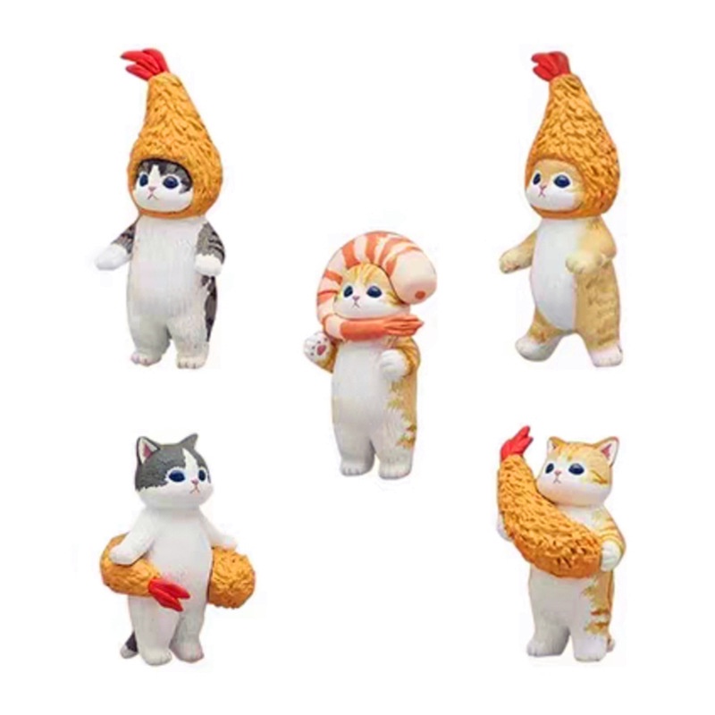 Stunning Pazela Shark Cat Second Edition Figure Model Dekorasi Kue Blind Box Claw Machine Boneka Untuk Kolektor Mainan