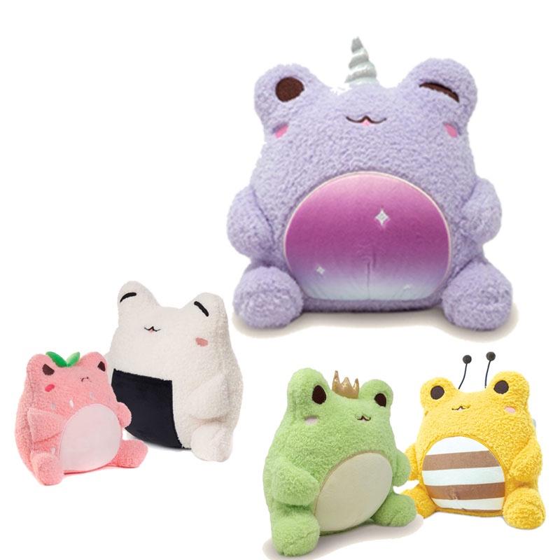Adorable Frog, Bee, Unicorn, Strawberry Stuffed Animal, Hadiah Anak Sempurna