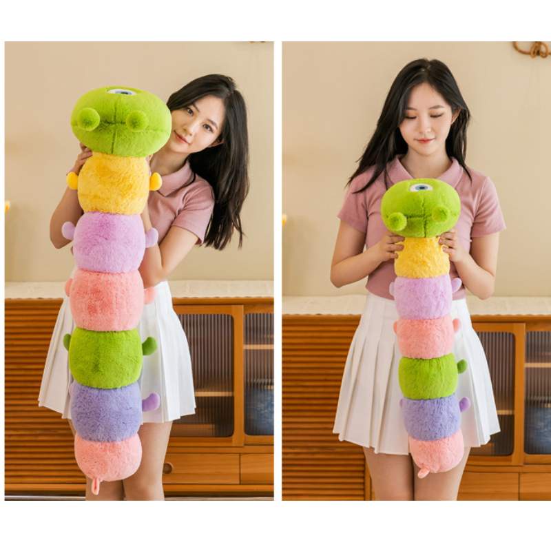 Mainan Boneka Plush Ulat Huggable Lembut Dan Monster Untuk Kenyamanan