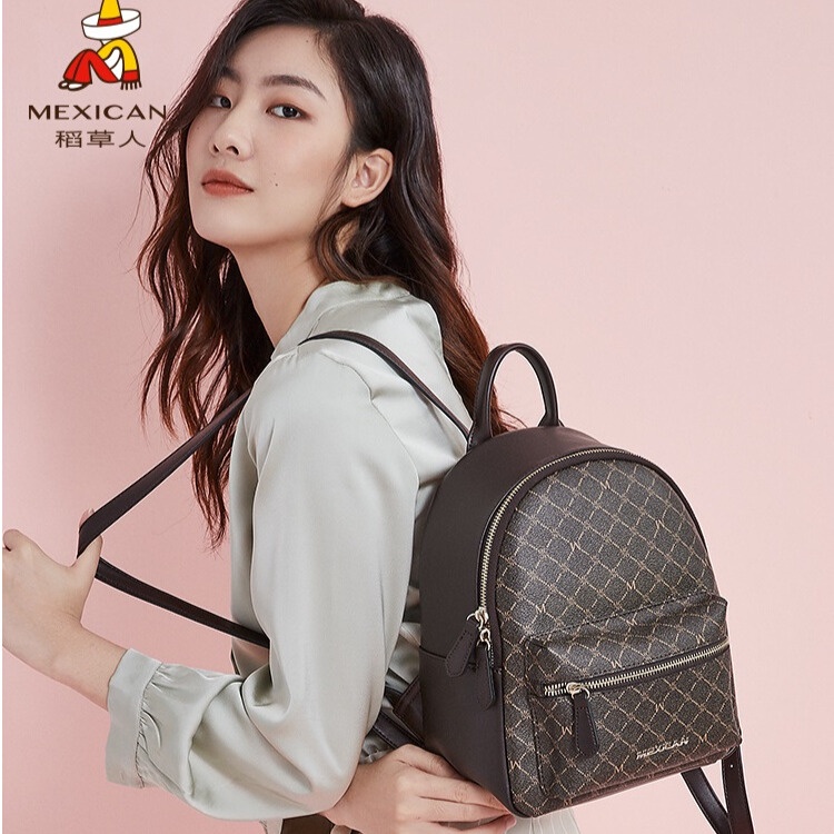 Tas belakang menakutkan untuk wanita dengan rasa mewah, perjalanan ke pekerjaan, tas belajar, fashio