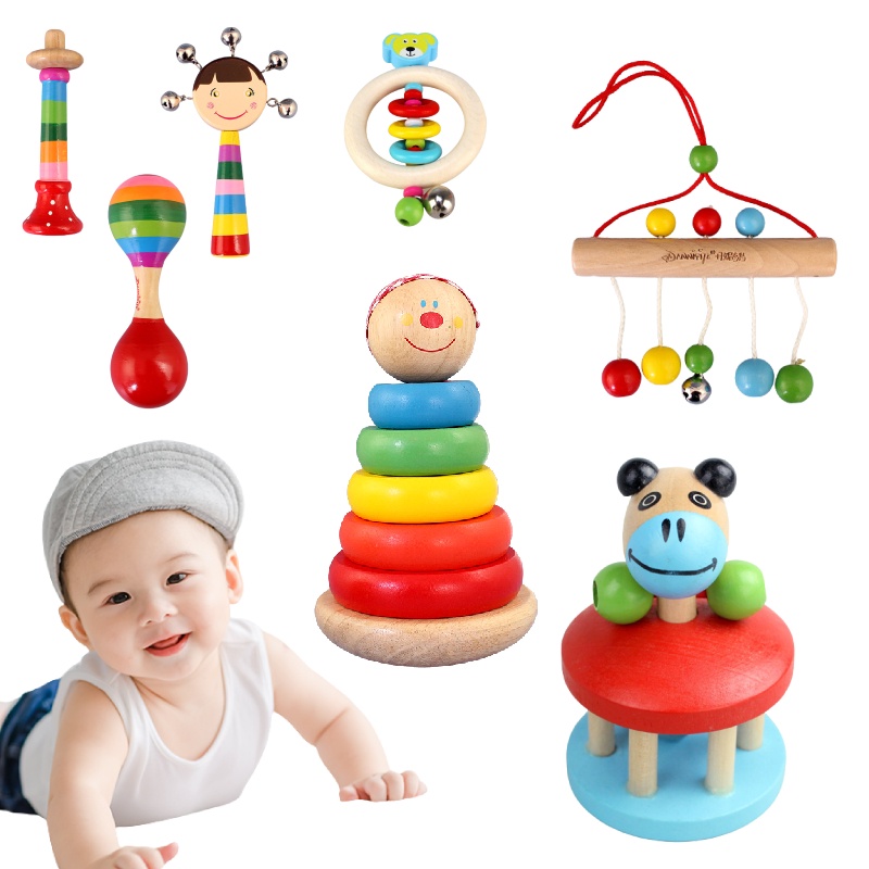 Mainan Bayi Tumbuh Gigi Tidak Beracun Dengan Suara Lonceng Yang Jernih Dan Lembut