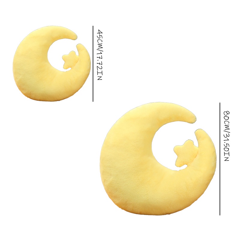 80 Cm/45 cm Bulan Awan Mainan Mewah Kelinci Boneka Boneka Gadis Bantal Sofa Cushion Dekorasi Rumah