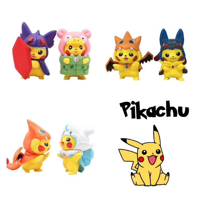 Figure Lovely Pikachu Dalam Kostum Untuk Pajangan Dan Koleksi