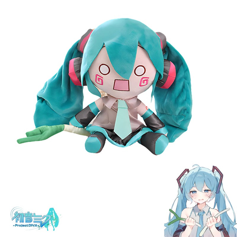 Mainan Plush Hatsune Miku Yang Baru Dirilis, Desain Lucu Dan Elegan, Ideal Untuk Kolektor Anime, 32cm 0.42kg